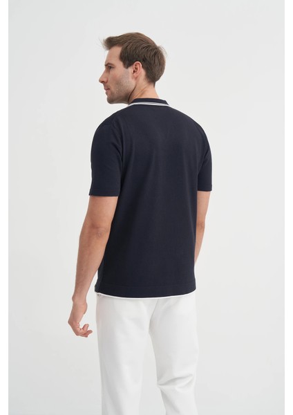 Triko Siyah Erkek Polo Yaka T-Shirt 3037 indirimleri