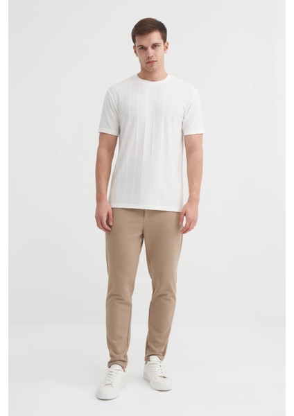 Ekru Erkek T-Shirt 4203 modelleri