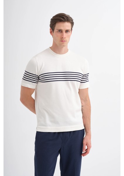 Triko Ekru Erkek T-Shirt 3040 fiyatları