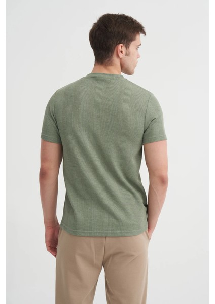 Açık Haki Erkek T-Shirt 4177 fiyatları