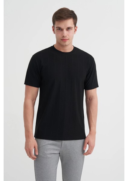 Siyah Erkek T-Shirt 4203