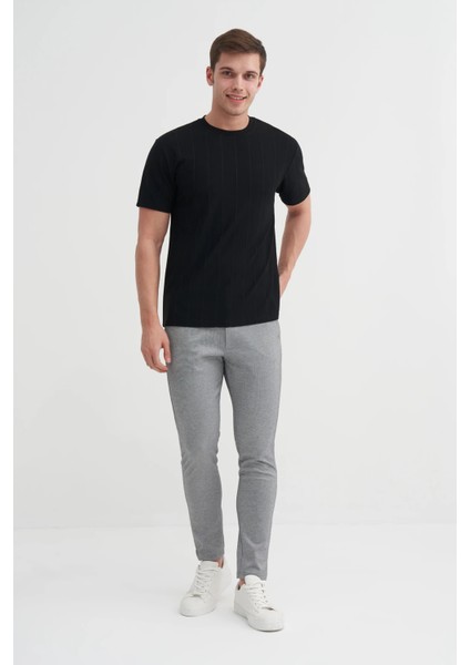Siyah Erkek T-Shirt 4203 modelleri