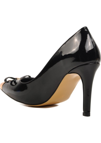 312301 Z Siyah Rugan Kadın Topuklu Ayakkabı fırsatları