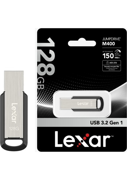 M400 Metal 128GB USB 3.2 Gen1 Flash Bellek Metal USB Bellek 150MB/S 5 Yıl Garanti
