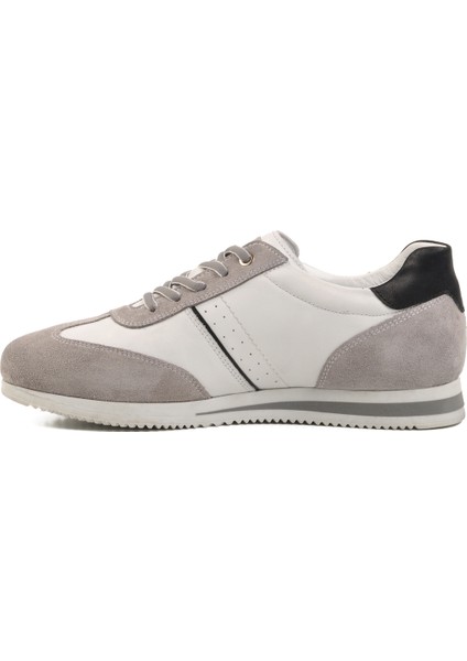 Gri-Beyaz Deri Erkek Casual Ayakkabı 5Y1543-7811 M fiyatları