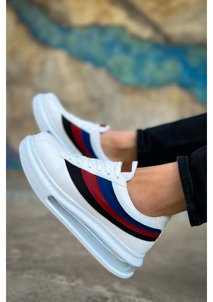 SHO171 Bağcıklı Balon Yüksek Taban Crt Ariaso Erkek Ayakkabı Beyaz fırsatları