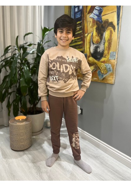 Erkek Çocuk Soliday Baskılı Alt-Üst Takım