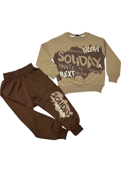 Erkek Çocuk Soliday Baskılı Alt-Üst Takım modelleri