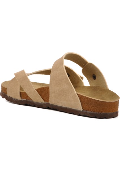 Bej Hafif Unisex Terlik 20-320 G