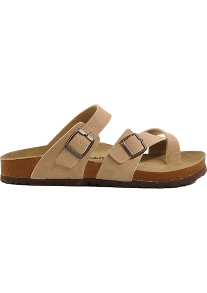 Bej Hafif Unisex Terlik 20-320 G