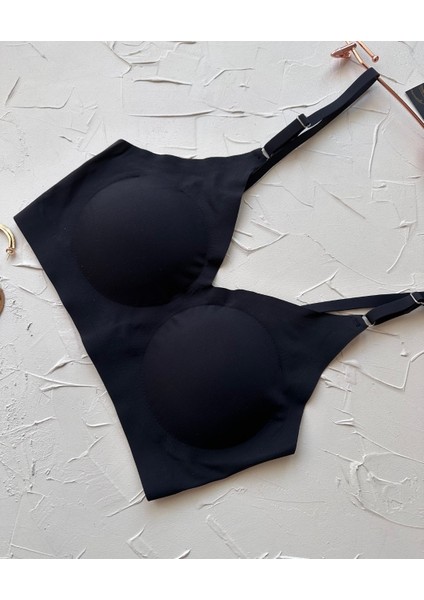 Nessa Ince Askılı Çıkarılabilir Padli Dikişsiz Lazer Kesim Iz Yapmaz Kopçasız BRALET-2012 fırsatları