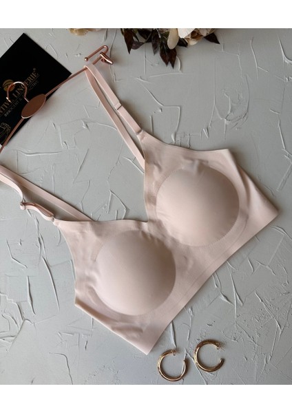 Nessa Ince Askılı Çıkarılabilir Padli Dikişsiz Lazer Kesim Iz Yapmaz Kopçasız BRALET-2012 modelleri
