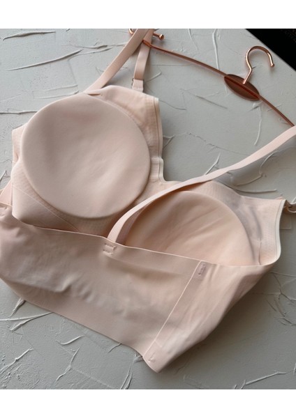 Nessa Ince Askılı Çıkarılabilir Padli Dikişsiz Lazer Kesim Iz Yapmaz Kopçasız BRALET-2012 fırsatları