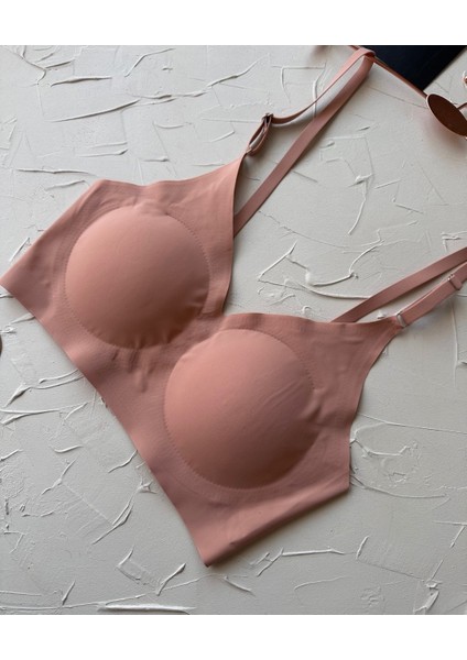 Nessa Ince Askılı Çıkarılabilir Padli Dikişsiz Lazer Kesim Iz Yapmaz Kopçasız BRALET-2012 fiyatları