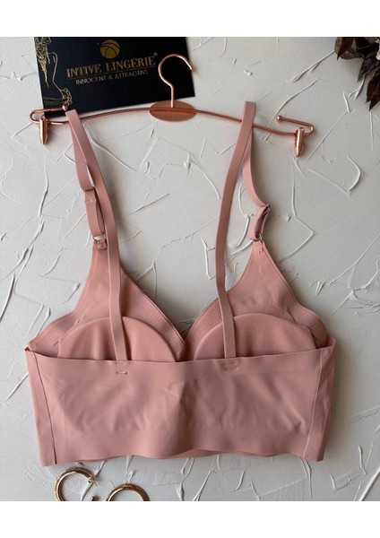 Nessa Ince Askılı Çıkarılabilir Padli Dikişsiz Lazer Kesim Iz Yapmaz Kopçasız BRALET-2012 fırsatları