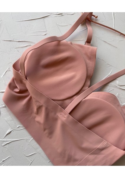 Nessa Ince Askılı Çıkarılabilir Padli Dikişsiz Lazer Kesim Iz Yapmaz Kopçasız BRALET-2012 indirimleri