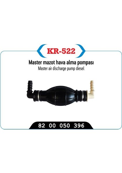 KR-522 - Mazot Hava Alma Pompası Master Iı Movano 2.5 Dcı G9U