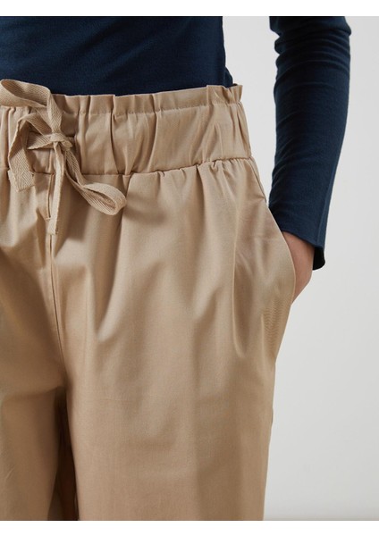 Lcw Vision Beli Lastikli Düz Gabardin Kadın Pantolon modelleri