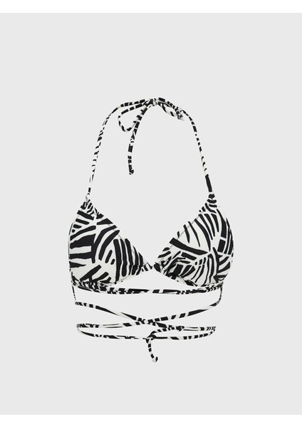 Lcw Dream Çıkarılabilir Pedli Desenli Kadın Bikini Üst