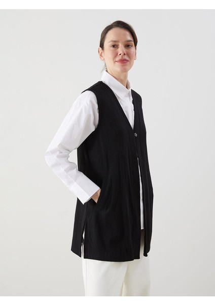 Lcw Grace V Yaka Kadın Yelek