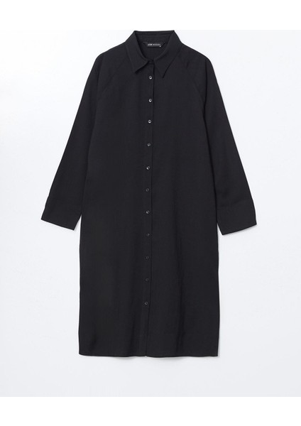 Lcw Modest Keten Karışımlı Kadın Gömlek Tunik
