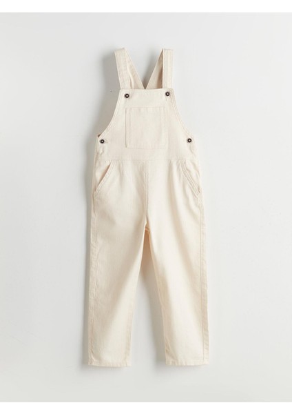 Lcw Kids Kare Yaka Gabardin Erkek Çocuk Salopet
