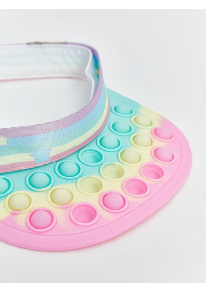 Lcw Accessorıes Pop It Desenli Kız Çocuk Vizör Şapka