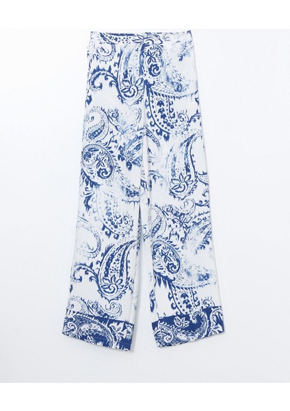 Lcw Vision Beli Lastikli Desenli Kadın Pantolon fırsatları