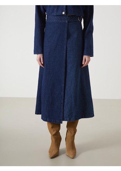 Lcw Vision Standart Fit Kadın Jean Etek fiyatları