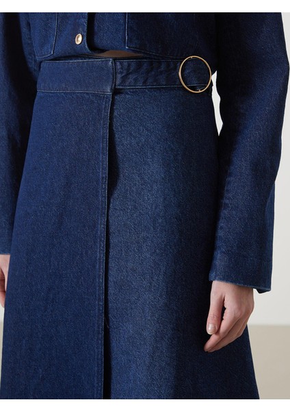 Lcw Vision Standart Fit Kadın Jean Etek modelleri