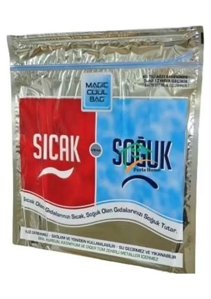 Termos Çanta - Piknik Çantası - Dondurulmuş Gıda Çantası - Orta Boy - 3 Adet