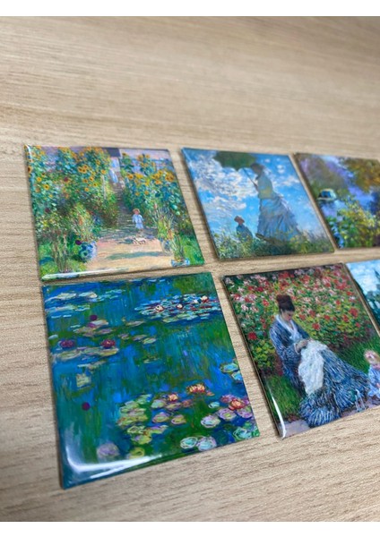 Monet Fotoğraf Baskılı Metal Buzdolabı Magneti fiyatları