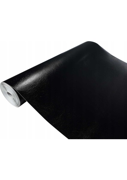 276-0656 Kendinden Yapışkanlı Siyah Deri Görünümlü Folyo ( 45 cm x 2 mt )