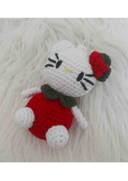 Amigurumi Hello Kitty Anahtarlık