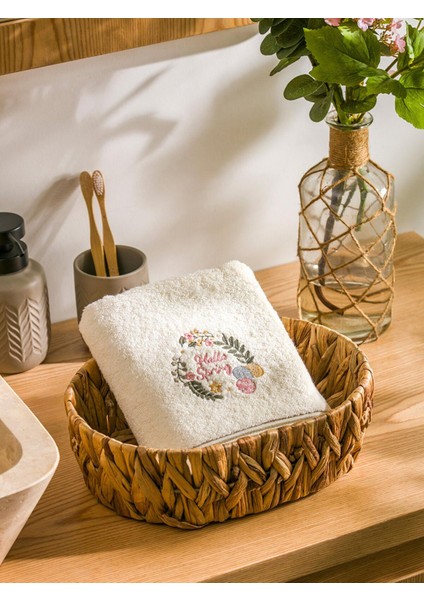 Lcw Home Nakışlı Pamuklu Yüz Havlusu 50X80 cm