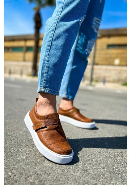 SHO147 Cırtlı Yüksek Taban Cbt Dobeny Erkek Ayakkabı Taba modelleri