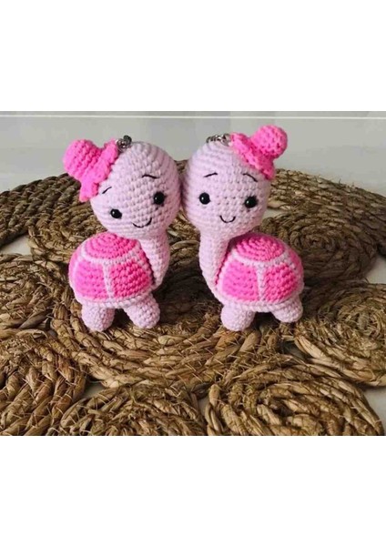 Amigurumi Kaplumbağa Anahtarlık
