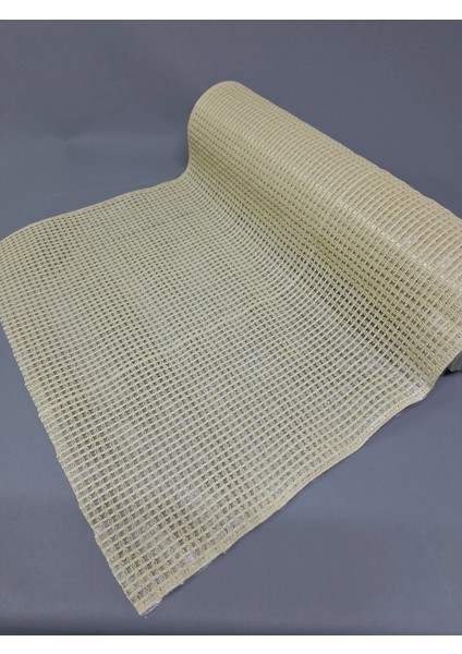 Pvc Küpür Dantel Raf ve Dolap Örtüsü Runner (Krem)