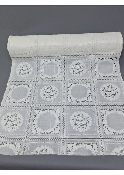 Pvc Küpür Dantel Raf ve Dolap Örtüsü Runner (Beyaz) fiyatları