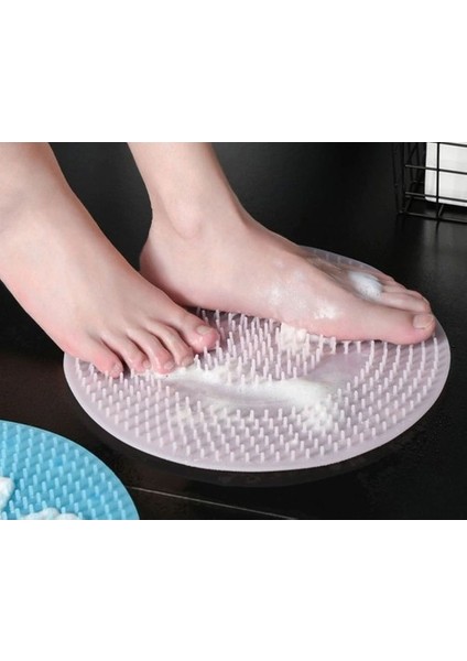 Vantuzlu Banyo Fırçası ve Masaj Pedi