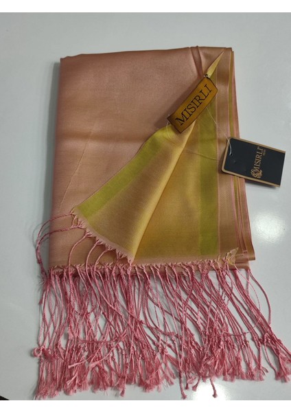 Mısırlı Koza Şal Pembe Sarı