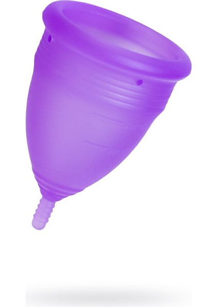 Hijyenik Menstrüel Kap - Medikal Silikon, Mor, S Boy (15 ml Kapasite) Eromantica Hijyenik Adet Kabı, Silikon, Mor, S