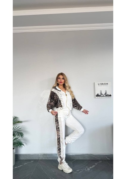 Kadın Yeni Sezon 2 Iplik Compakt Kumaş Yüksek Kalite Bel Lastikli Takım