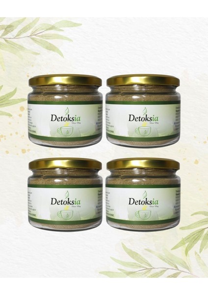 DETOKSİA 60 Günlük Çay x 4 Adet Mega Paket