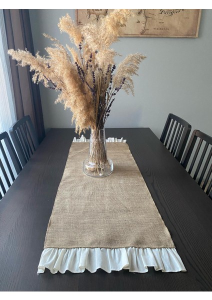 Fırfırlı Jüt Runner 40 x 120