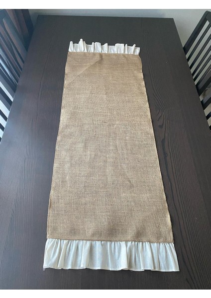 Fırfırlı Jüt Runner 40 x 120