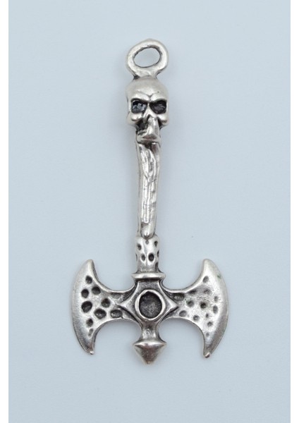 Balta Kolye Ucu - Antik Gümüş Kaplama - Kod:218