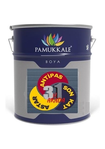 Akrilik Dtm Üçü Bir Arada Son Kat Boya 22.5 kg Ral 5002 Mavi