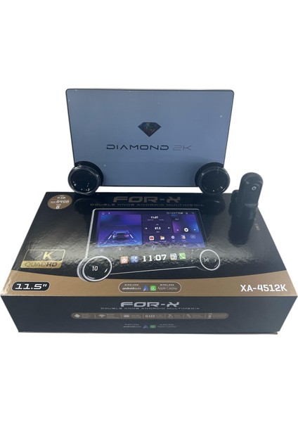 Forx Diamond 2k 11.5'' 4.64 TS18 Işlemci Her Araca Uyumlu Tam Profesyonel Multimedia