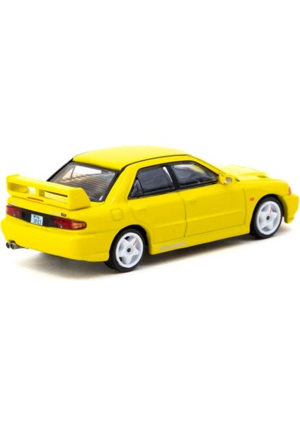 1/64 Mitsubishi Lancer Gsr Evolution Iıı Yellow With Tarmac Cards modelleri